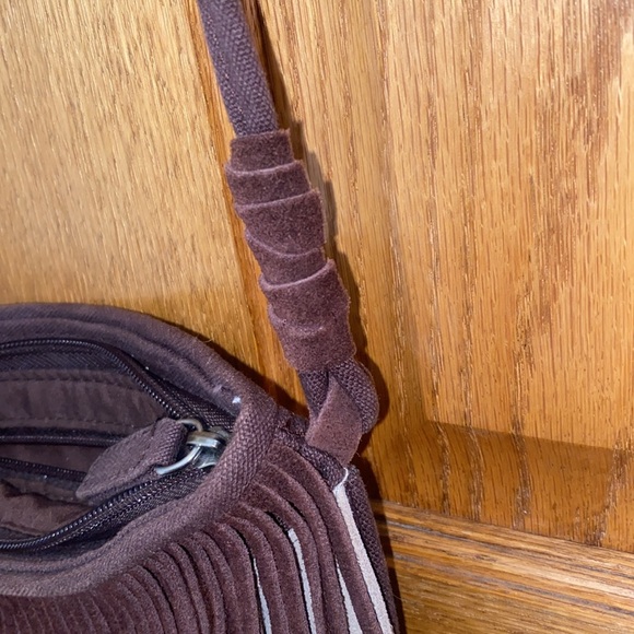 Fringe crossbody bag • approx 7” wide & 8” tall - Picture 5 of 7